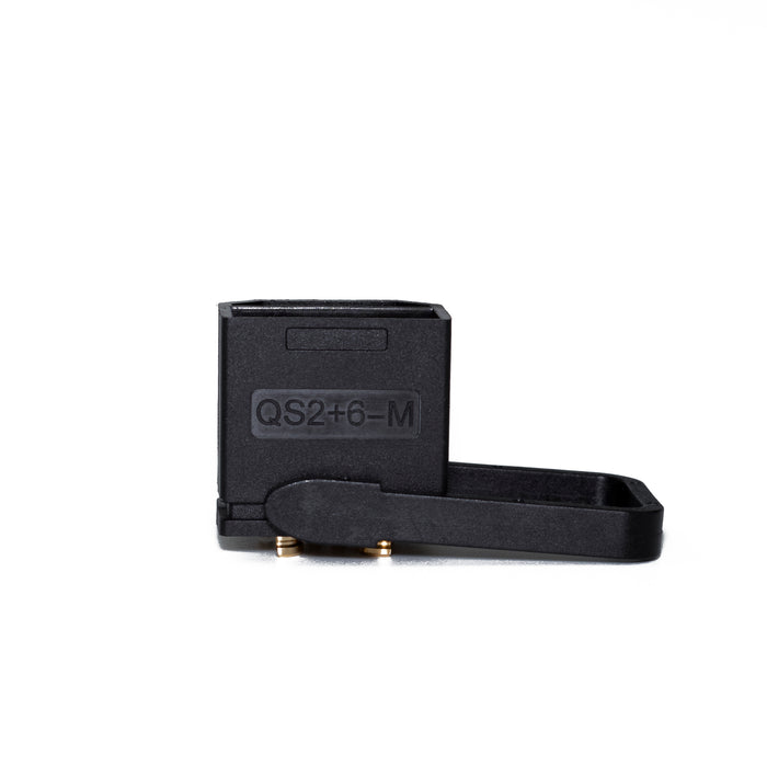 QS2+6 Male 6.0mm golden anti-spark 100A high current connector with 6P signal pins