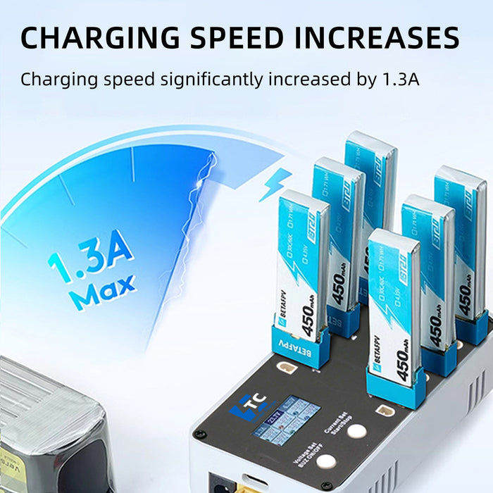 1S Drone charger Three generations WhoopStor3 FPV 1S lithium battery PH2.0 charger BT2.0 discharger mobula7