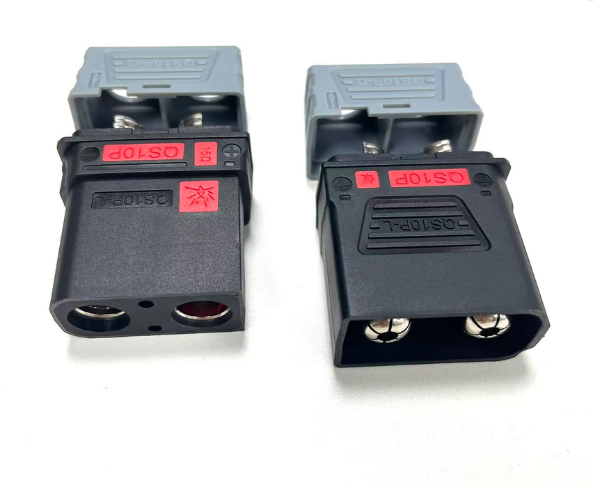 QS10P-L Nickle QIUSHANG Antispark Plug 210A High Current Connector for Batteries Radio Systems Motor Charging Components