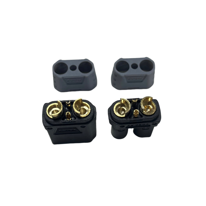 QC5-2P IC5-2P 5mm Bullet Connectors+2p signal Gold plated Plugs for RC Car ESC Battery solder connector Drone Lipo battery FPV Ebike power system