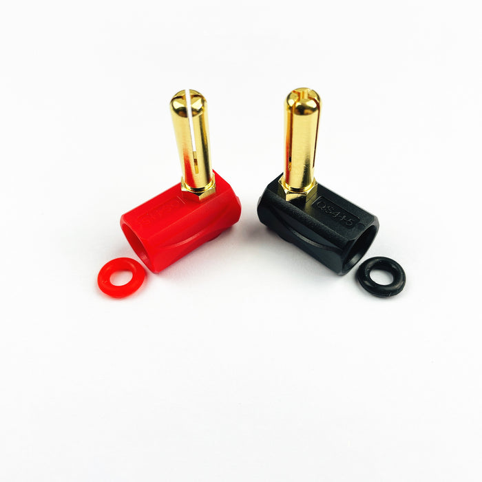 QS5 5mm Bullet Low Profile Connectors Gold plated Plugs for RC Car ESC Battery DIY solder set