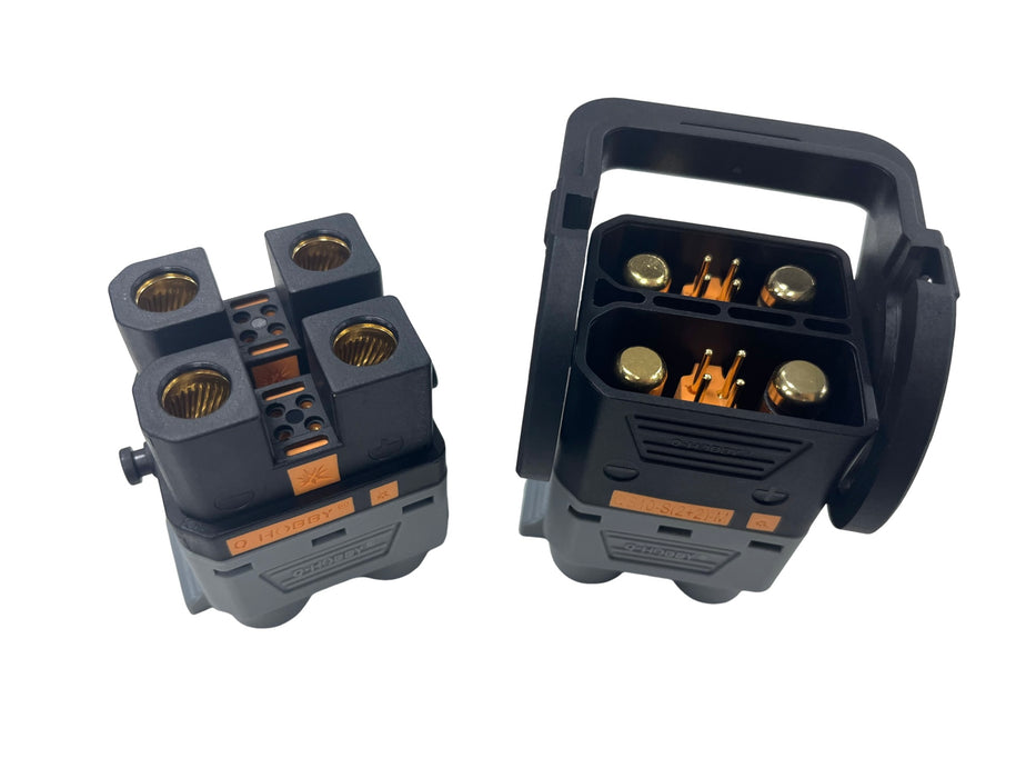 QS10 2+2 360A 450A Connector lock panel mounting type safe Black Antis ...