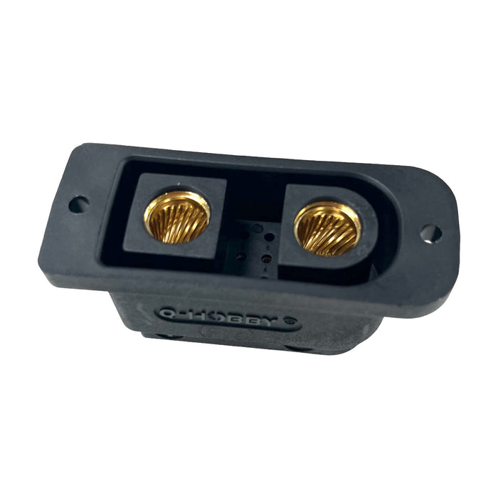 QS9D-F-Pro 4P Torsion Spring Connector Black High Current Anti spark Connector Female QIUSHANG