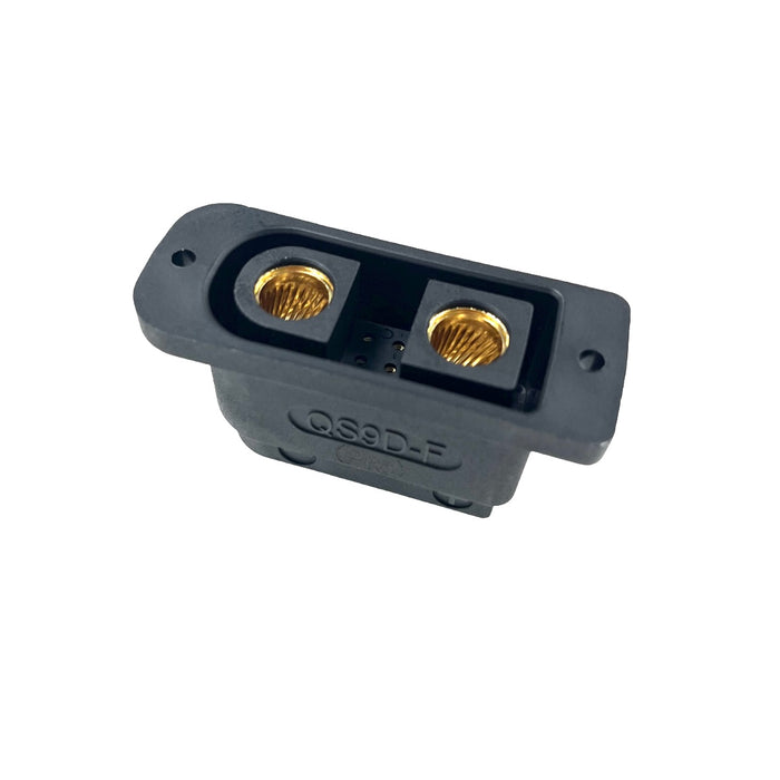 QS9D-F-Pro 4P Torsion Spring Connector Black High Current Anti spark Connector Female QIUSHANG