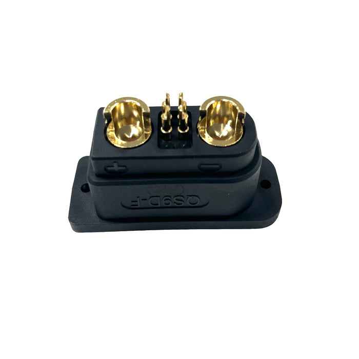 QS9D-F-Pro 4P Torsion Spring Connector Black High Current Anti spark Connector Female QIUSHANG