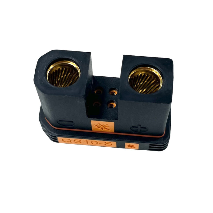 QS10-S-F-Pro 4P Torsion Spring Connector Black Antispark Connector High current connector Female