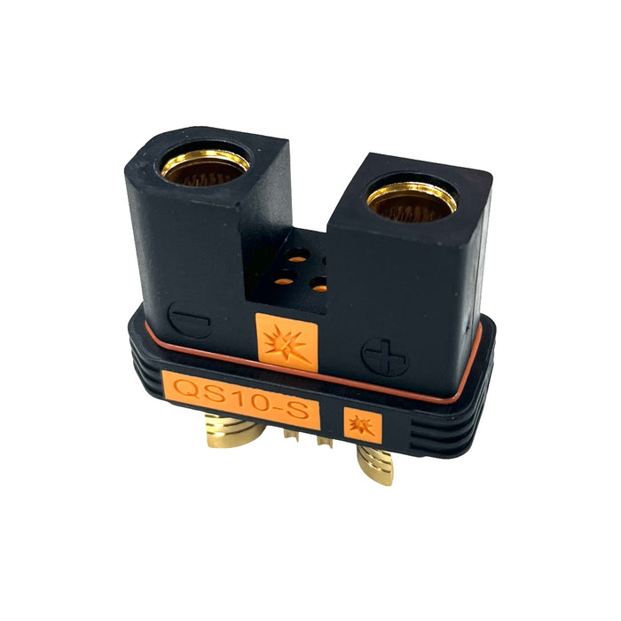 QS10-S-F-Pro 4P Torsion Spring Connector Black Antispark Connector High current connector Female