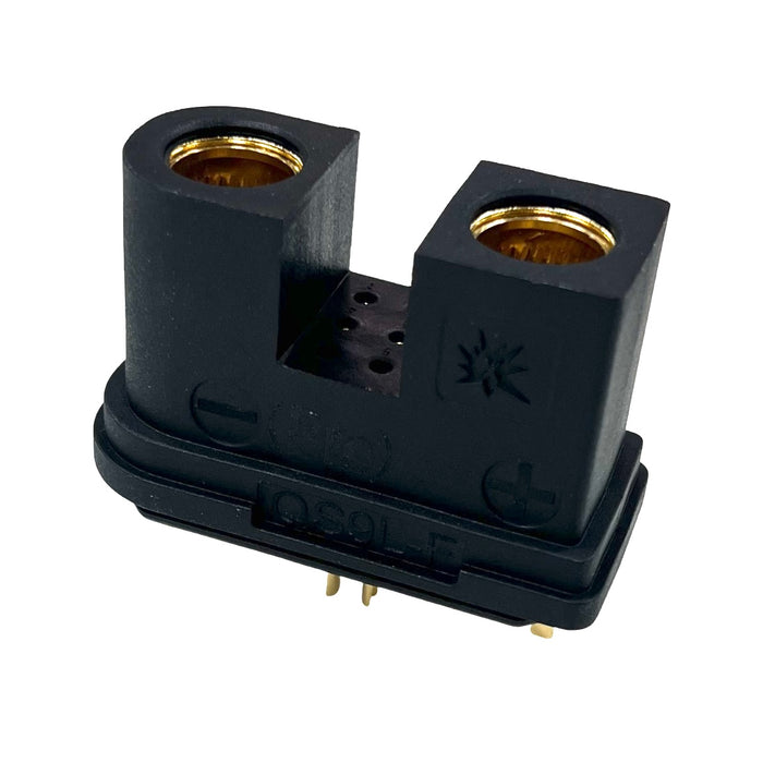 QS9L-F-Pro 4P Torsion Spring Connector Black Hig Current Anti spark Connector Female with Cover