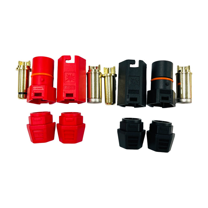 QS10H Gold Single lock waterproof ring Antispark Connector For Electric bicycle electric motor car Energy storage battery UAV Drone airplane QIUSHANG