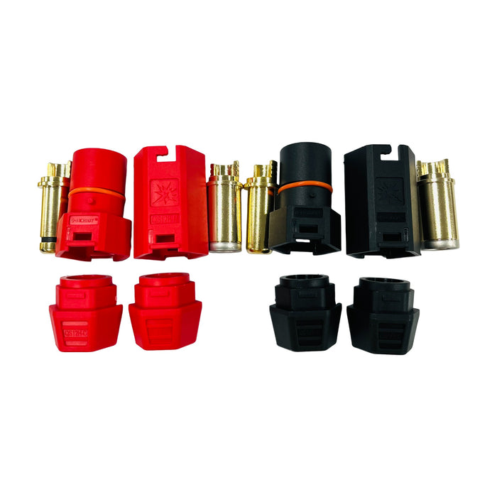 QS12H Gold Single lock waterproof ring Antispark Connector For Electric bicycle electric motor car Energy storage battery UAV Drone airplane QIUSHANG