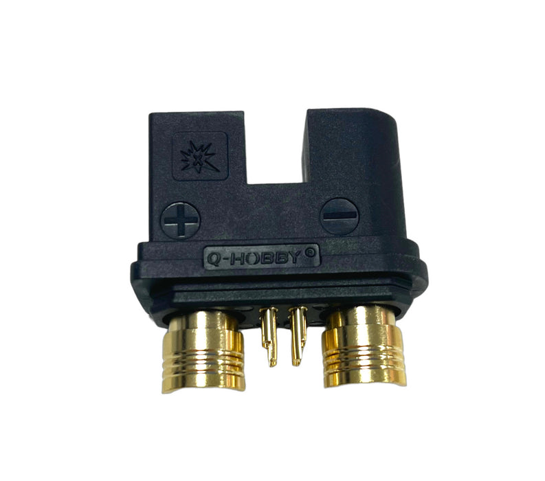 New QS9-L waterproof longer 4P Connector Black Hig Current Anti spark Connector Female