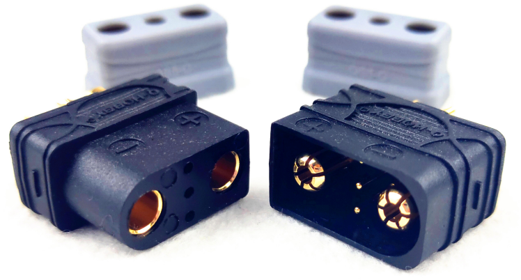 QS5-3P 5mm Bullet Connectors+3p signal Gold plated Plugs for RC Car ESC Battery solder connector Drone Lipo battery FPV Ebike power system