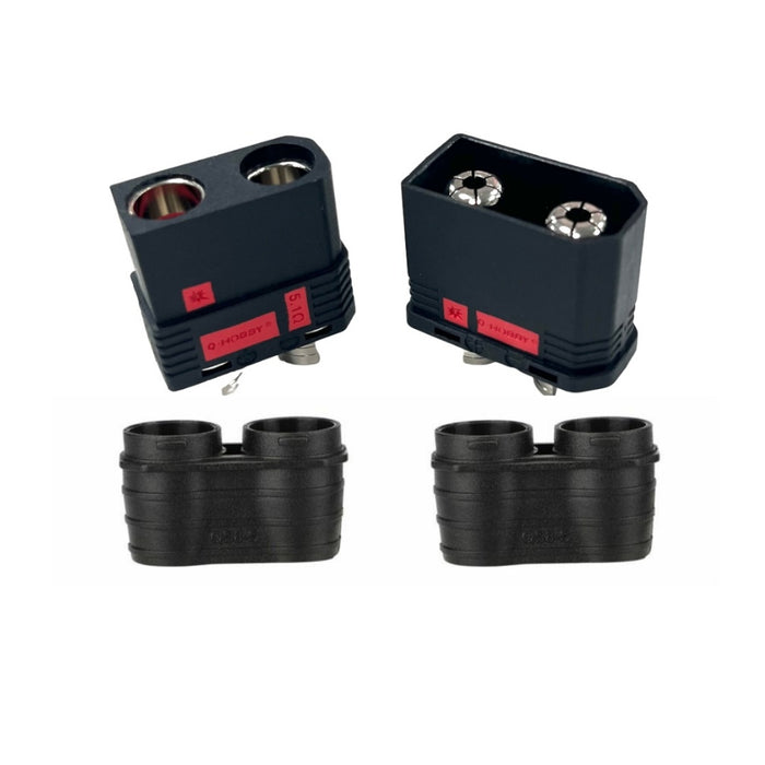 QS8 Nickle Connector Black Antispark Connector High current connector Male And Female