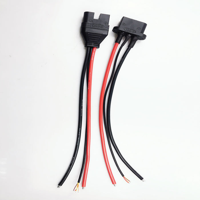 QS9-S Antispark connector male and female with 8AWG Wire tinned end