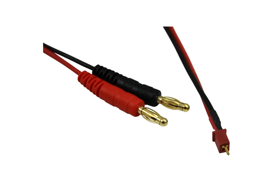 4mm Banana Male Plugs to Micro T-Plug Connector Adapter 18AWG Silicone Lipo Battery Charge Cable