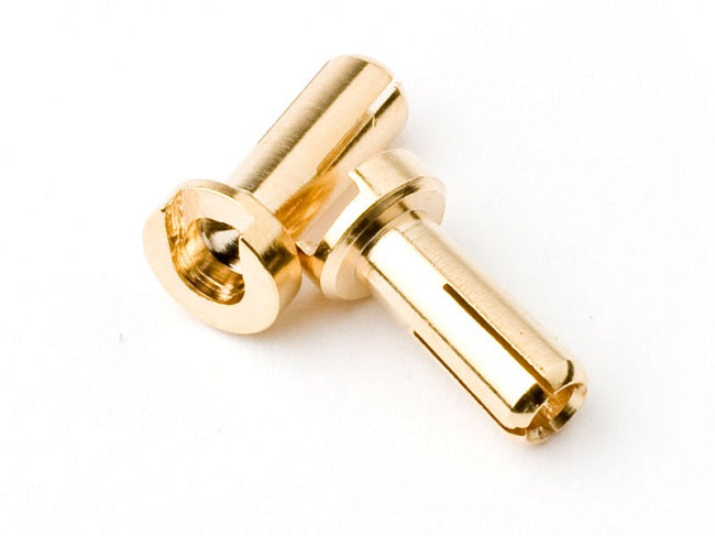 4mm Bullet Low Profile Connectors Gold plated Plugs for RC Car ESC Battery