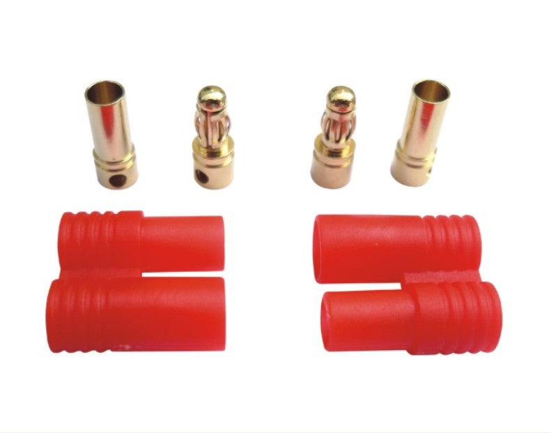 HXT3.5 Connector 3.5mm Bullet Plug Banana Plug Connector Adapter for RC ESC Motor LIPO Battery