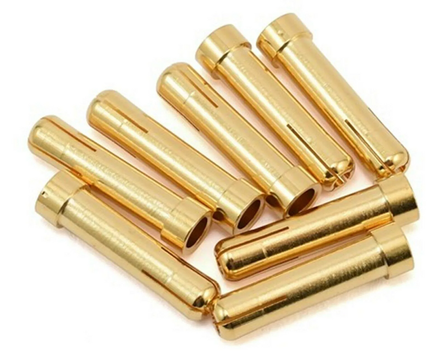 5mm to 4mm Bullet Connectors Gold plated Plugs for RC Car ESC Battery