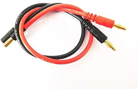 HXT 5.5mm Bullet to 4mm Banana Plug Battery RC Balance Charge Cable Lead Adapter Connector