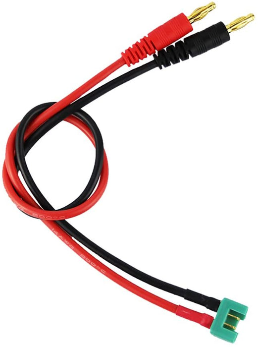 4mm Banana Male Plugs to MPX Male Connector Adapter 14AWG Silicone Lipo Battery Charge Cable