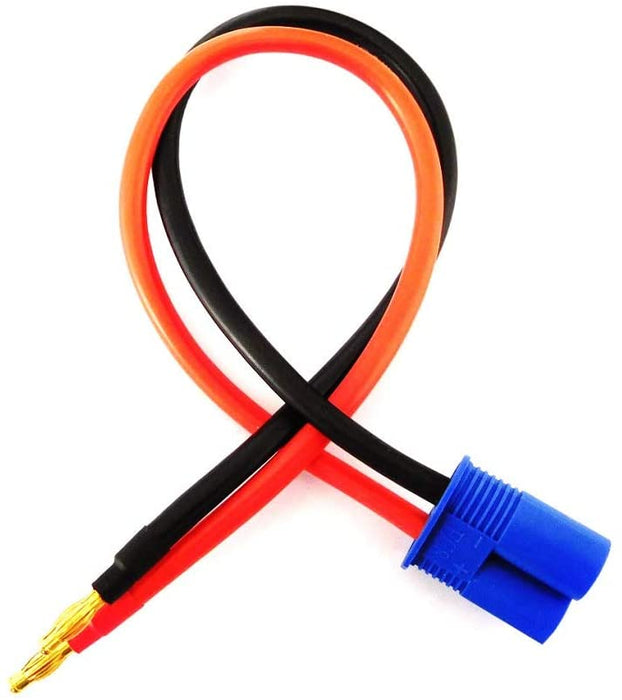 EC8 to 4mm Banana Plug Battery RC Balance Charge Cable Lead Adapter Connector