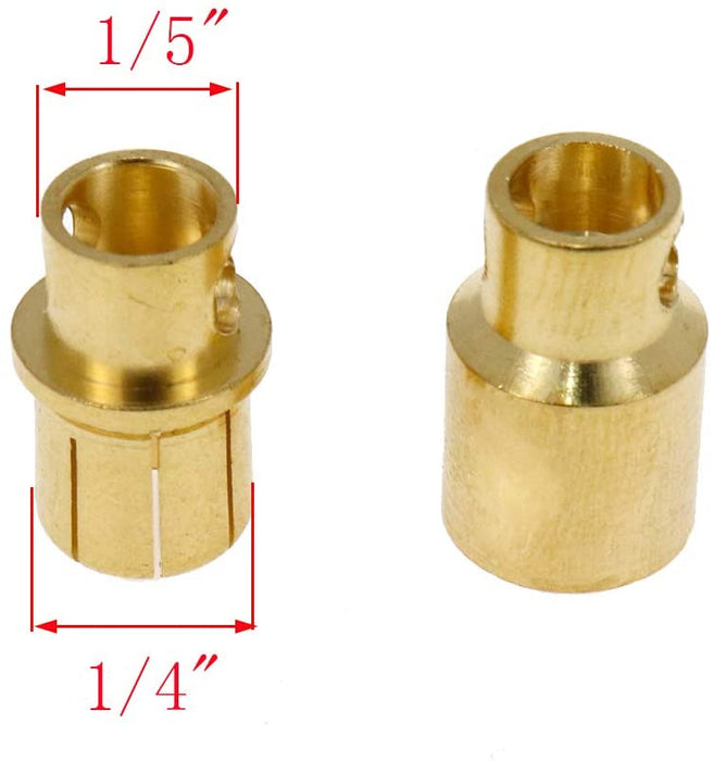 6mm Bullet Connector RC Banana Bullet Connector Female & Male Gold