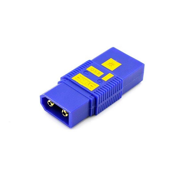 QS8 Connector female to XT90 Male Blue Antispark Connector Convert High current adapter