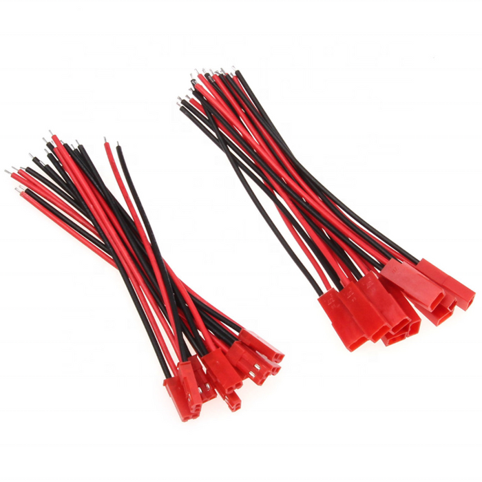 Connettori Per Auto E Drone RC Set Crimpatura Spine E Prese JST Per BEC E Batterie LiPo 2S 7.4V - 10 Paia, Colore Rosso, Marca Amass Set Spinetti JST Rosso Amass - Foto 7