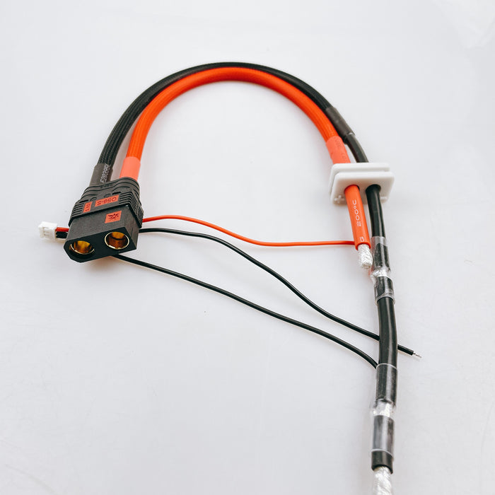 QS8-S Female Antispark Connector with 8AWG Sililcone wire tinned end