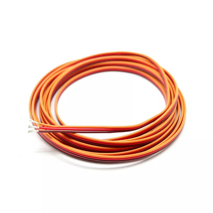 26AWG 30 Core 3P Servo Extension Cable Brown Red Orange PVC wire